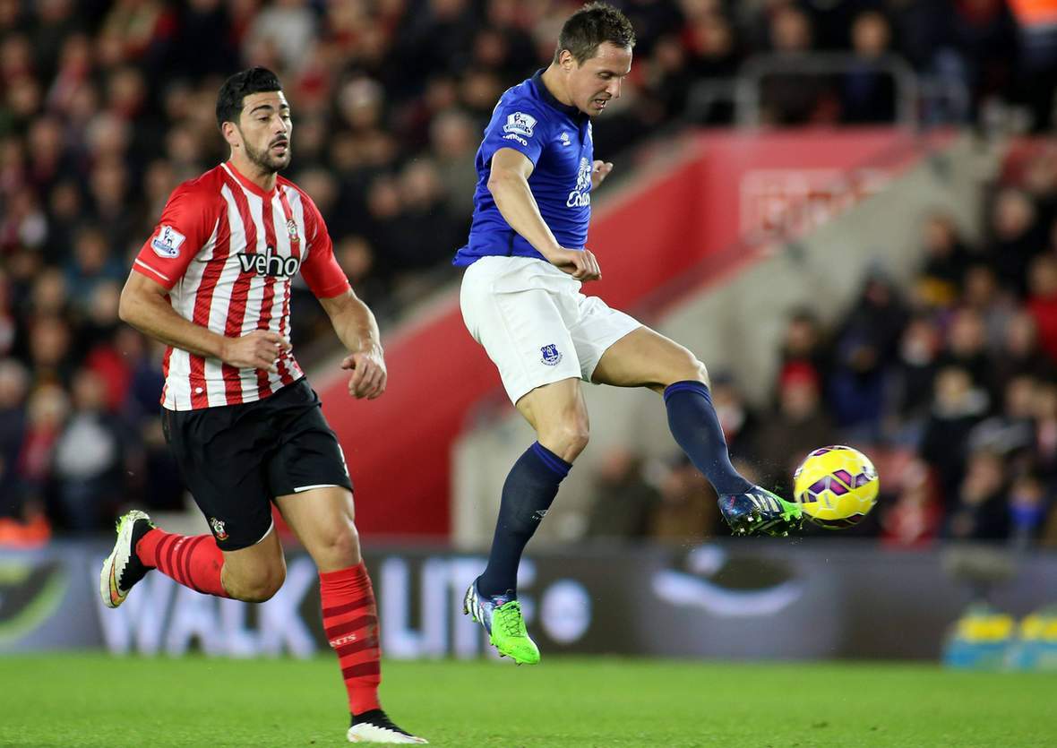 Behauptet sich Jagielka wieder gegen Pelle? Jetzt Everton gegen Southampton tippen