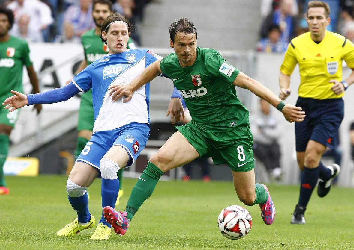 Behauptet sich Feulner gegen Rudy? Jetzt auf Augsburg gegen Hoffenheim wetten