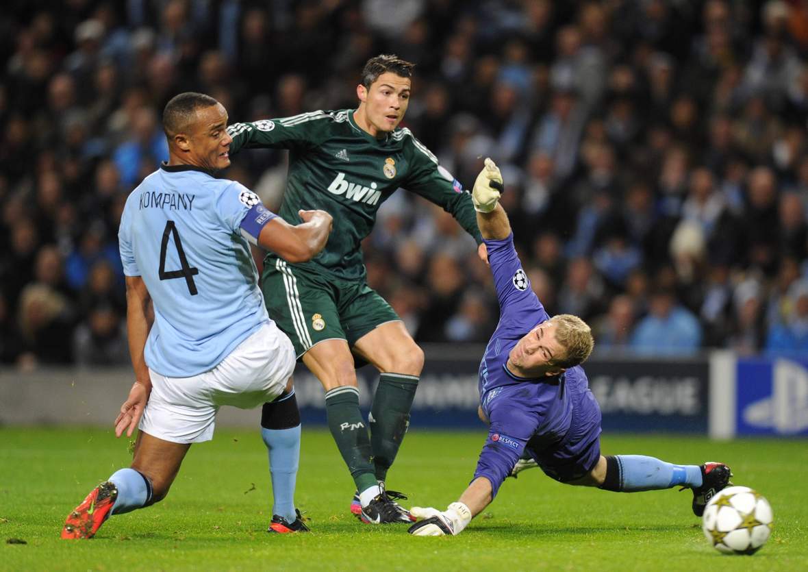 Cristiano Ronaldo Real Hart Man City Champions League Trifft Ronaldo gegen Hart? Unser Tipp: Real Madrid gewinnt gegen Man City