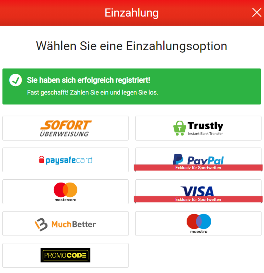 Zahlungsarten, SPortwetten, Ladbrokes Zahlungsarten bei Ladbrokes