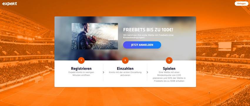 expekt 50% Bonus bis 100€