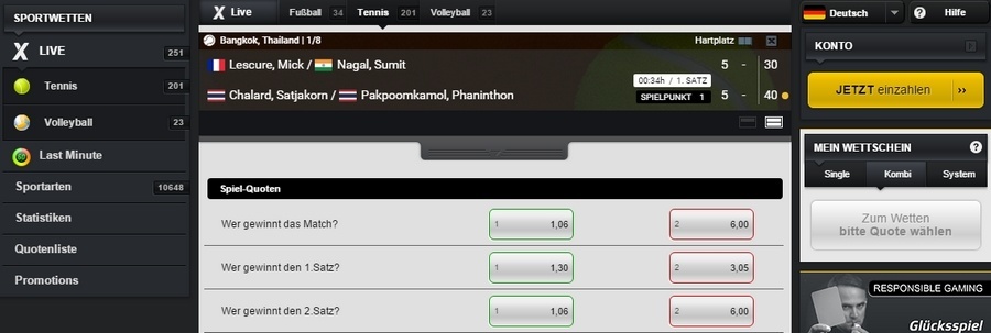 Screenshot X-TiP Livewetten