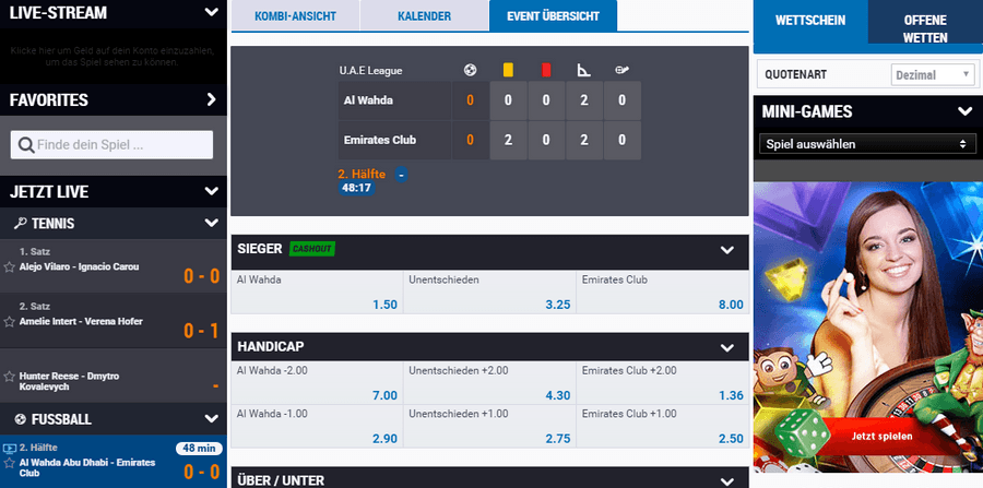 NordicBet Livewetten