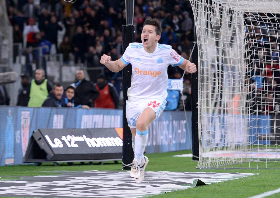 florian thauvin, marseille, europa league Florian Thauvin jubelt. Jetzt auf die Partie Marseille gegen Atletico wetten