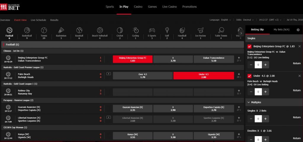 mansionbet, livewetten Mansionbet Livewetten