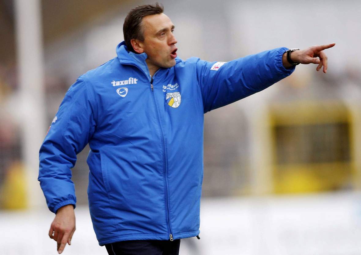 Valdas Ivanauskas gibt Anweisungen.