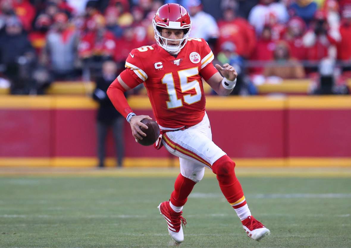 nfl, kansas city chiefs, patrick mahomes Patrick Mahomes von den Chiefs. Jetzt auf den Super Bowl wetten